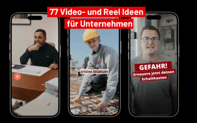 77 Video- und Reel Ideen für Unternehmen