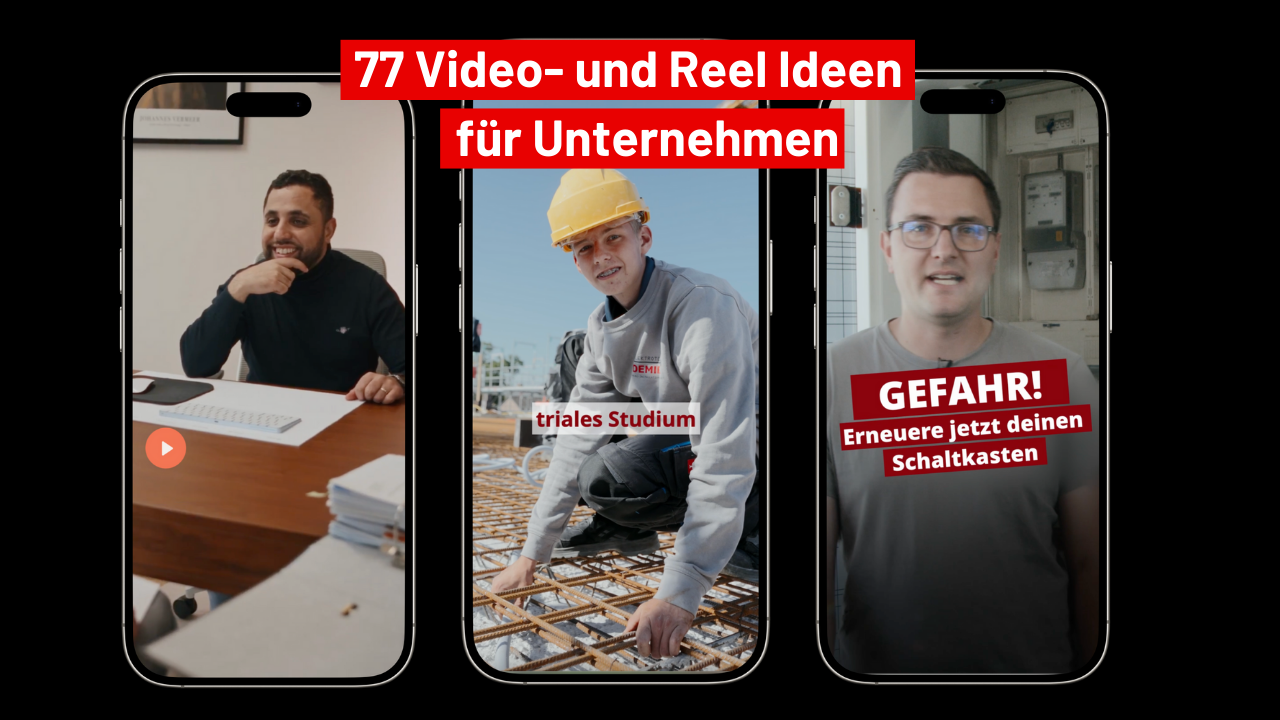 77 Reel und Video Ideen
